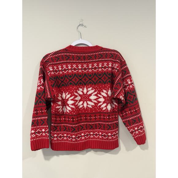 Sprocke Holiday Ugly Sweater Kids Size XL Cool Reindeer Fair Isle Christmas 2316 - Picture 2 of 8